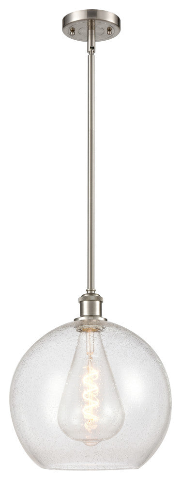 Innovations 516-1S-SN-G124-12 1 Light Mini Pendant, Brushed Satin Nickel