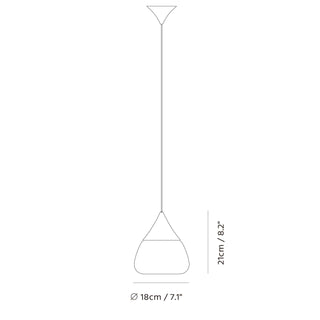 Mist Pendant, Chrome, Medium