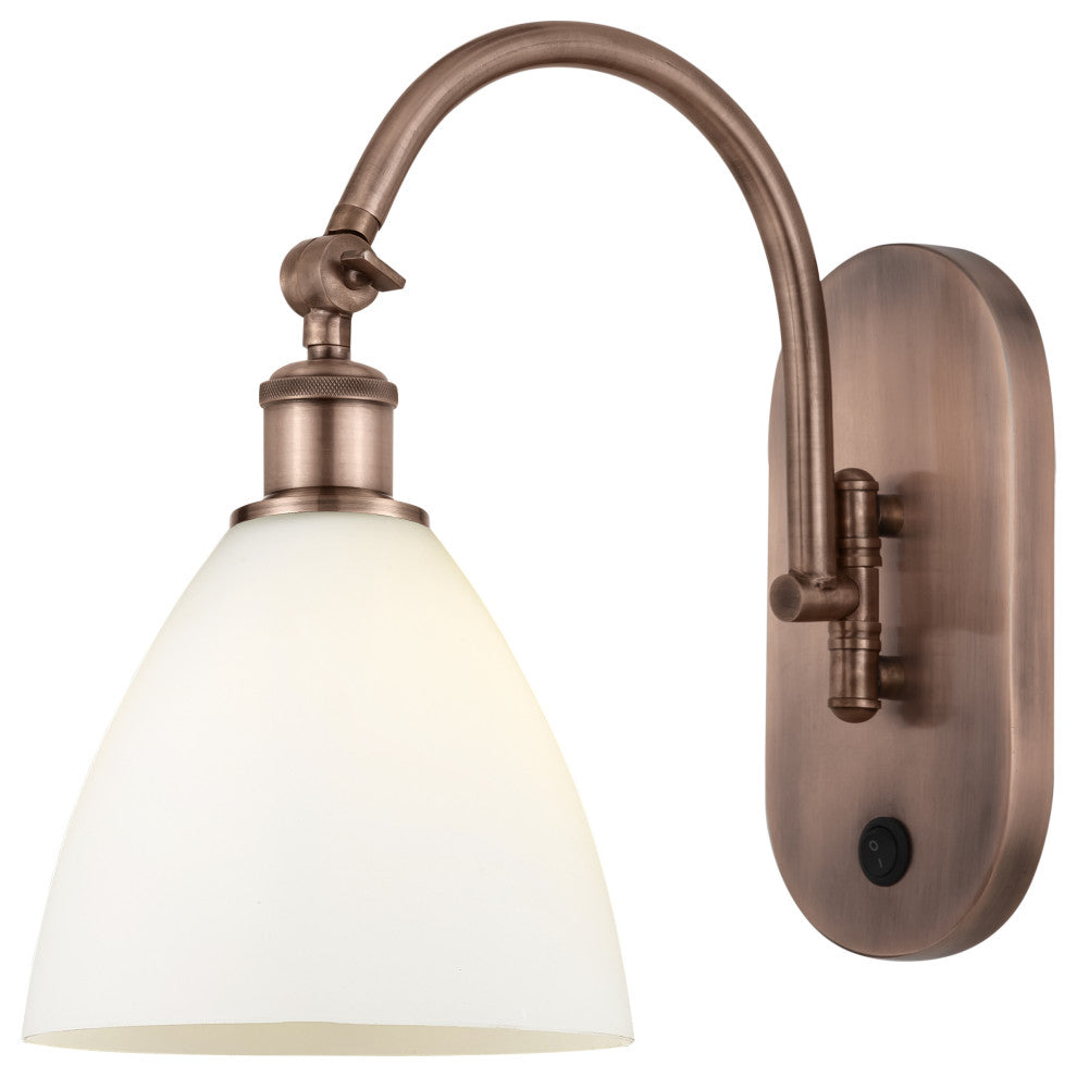 Innovations 518-1W-AC-GBD-751-LED 1-Light Sconce, Antique Copper