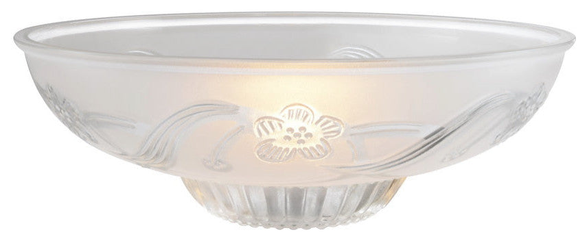 23130-11 Replacement  Clear&Sandblasted/2 Tone Torchiere Lamp Glass(42mm) Shade