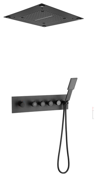 Led Shower System, Handheld Shower, C Gun Gray