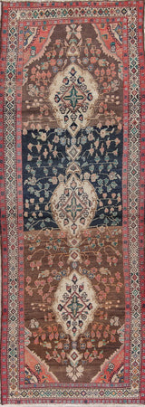 Consigned, Persian Style Handmade Vintage Malayer 9' Oriental Rug, 9'6"X3'7"