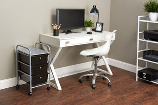 3 Drawer Organizer, Smoke-colored Drawers