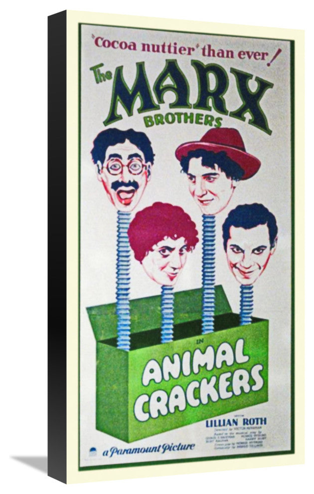 "Marx Brothers - Animal Crackers 01" Canvas by Hollywood Photo Archive, 12x22"