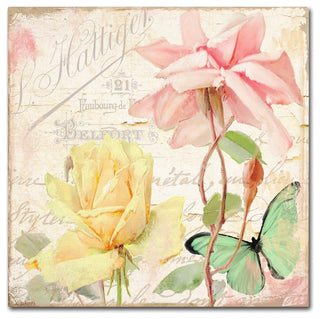 Color Bakery 'Florabella IV' Canvas Art, 35"x35"