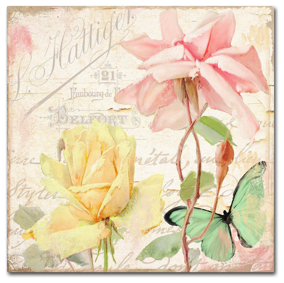 Color Bakery 'Florabella IV' Canvas Art, 35"x35"