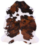 Natural Cowhide Rug 6' 9" X 6' 0" C2191