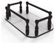 Vanity Top Glass Guest Towel Tray, Oil Rubbed Bronze