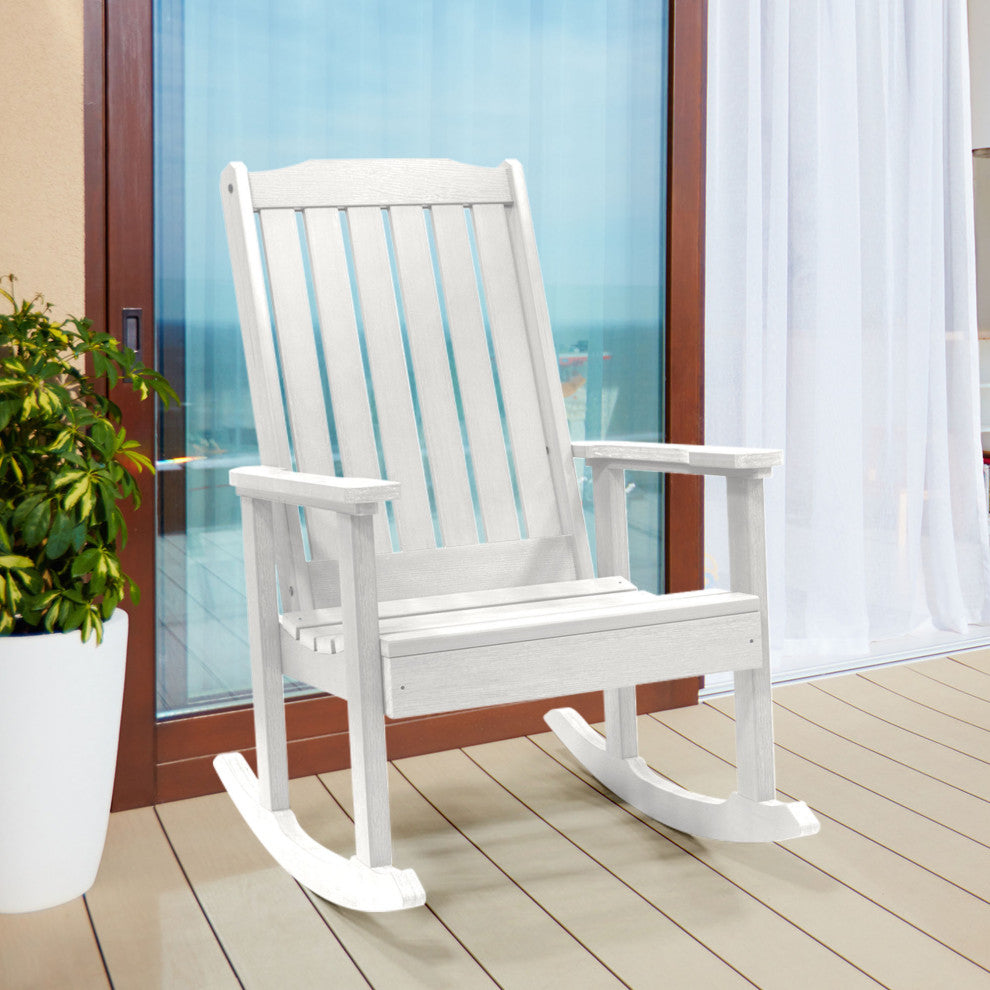 Linden Rocking Chair, White