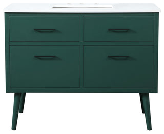 Home Living 42" Bathroom Vanity, Green