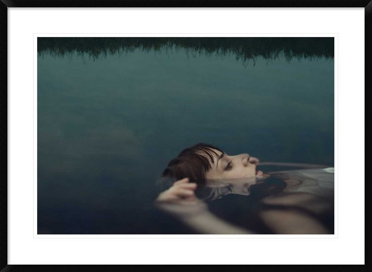"Ophelia" Framed Digital Print by Claudia Mendez Cordero, 38"x28"