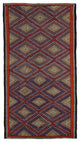 Rug N Carpet - Handmade Oriental 6' 7'' x 11' 9'' Rustic Wool Kilim Rug