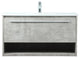 Rabi Single Bathroom Vanity, Concrete Gray, 36"