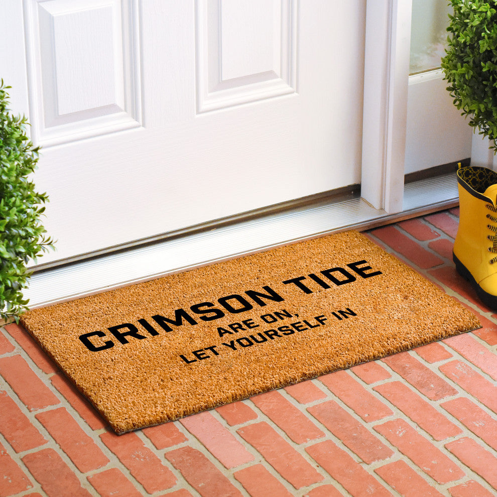Calloway Mills Crimson Tide are on, Let yourself, Doormat