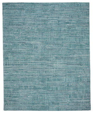 Wales Hand Loomed Area Rug, Azure, 9'x12'