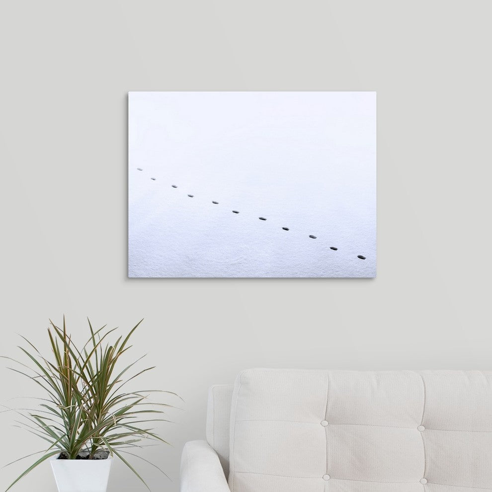 "Zen Footsteps" Wrapped Canvas Art Print, 24"x18"x1.5"