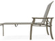 St. Catherine Sling 4-Position Outdoor Chaise Lounge, Augustine Oyster/Beachwood