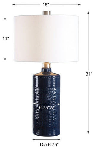 Uttermost Thalia Royal Blue Table Lamp
