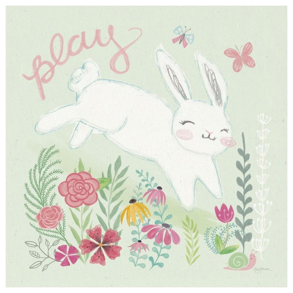 "Garden Friends I" Digital Paper Print by Mary Urban, 26"x26"