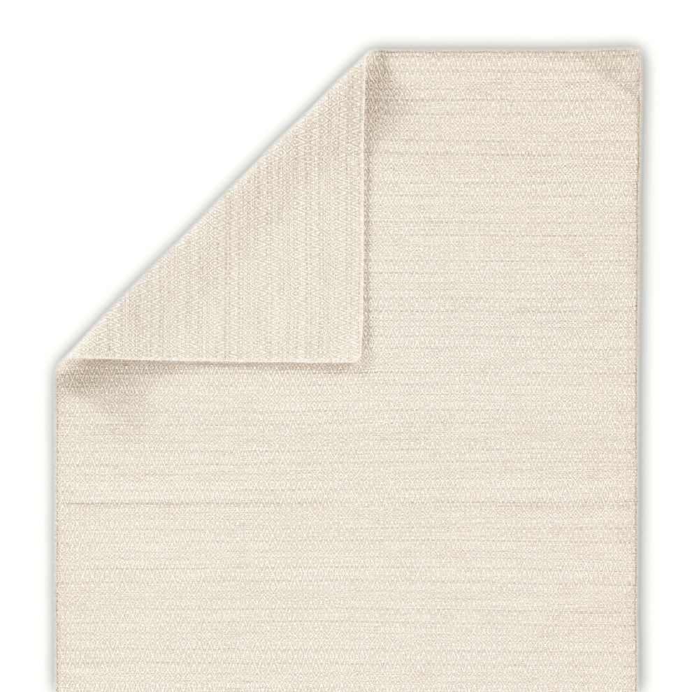 Jaipur Living Eulalia Handmade Geometric Light Gray/ Ivory Area Rug, 7'10"x9'10"