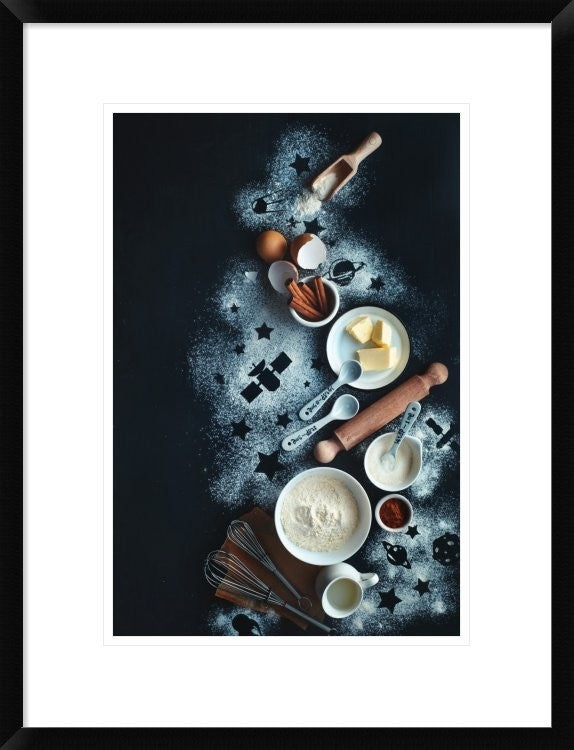 "Baking For Stargazers" Framed Digital Print by Dina Belenko, 20"x26"