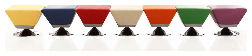 Manhattan Comfort 7-Piece Diamond Ottomans