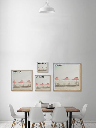 "Vacation Mode Activated" Framed Painting Print, 24x24