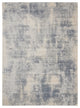 Nourison Rustic Textures 7'10" Round Blue/Ivory Modern Indoor Area Rug