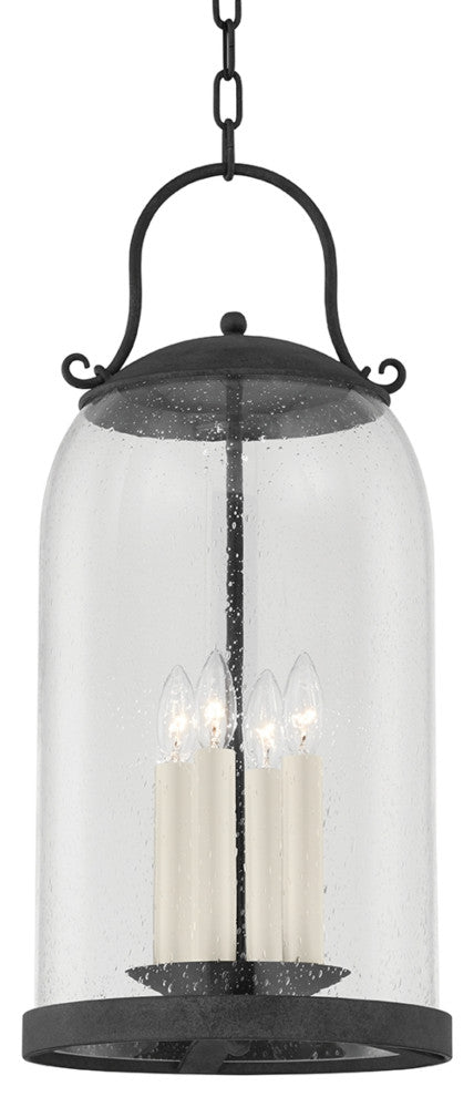 Napa County by Mark D. Sikes 4 Light Exterior Pendant Large French Iron