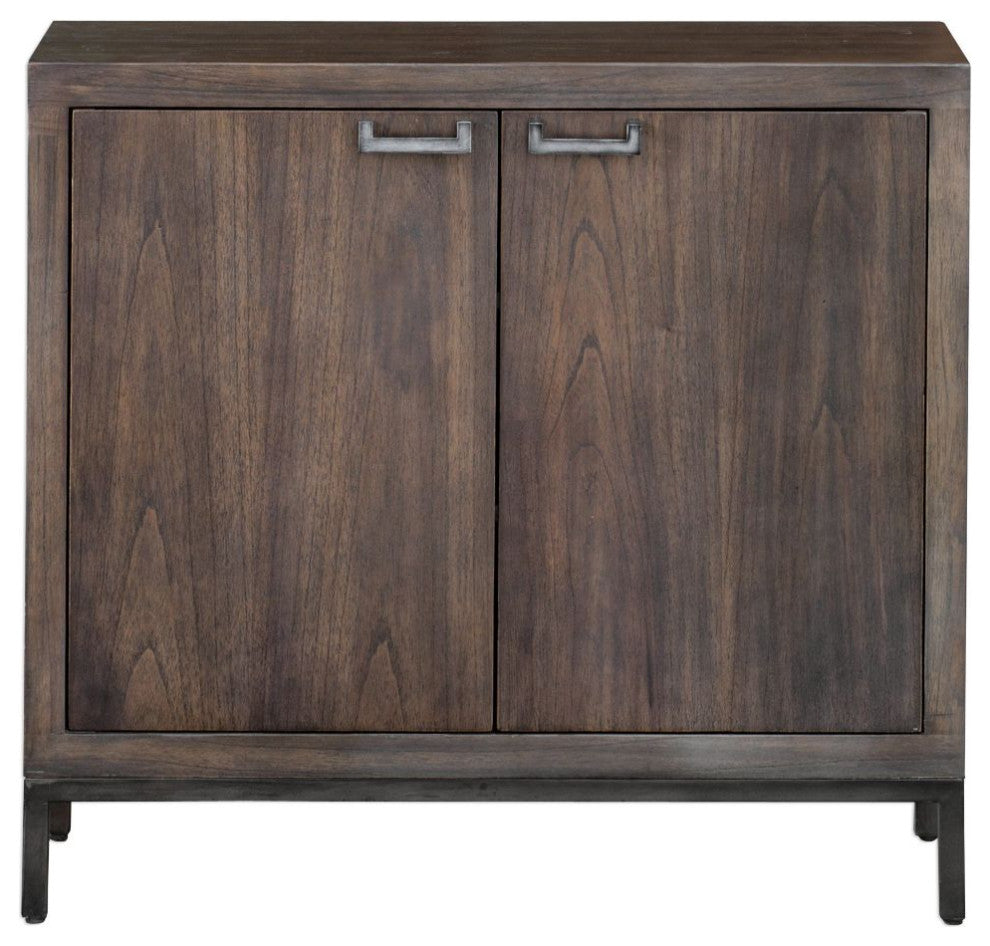 Uttermost Nadie-Light Walnut Console Cabinet