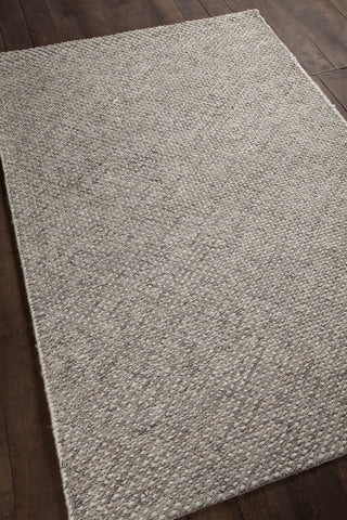 Ira Hand Woven Wool Rectangle Area Rug, 7'3/4" x 10'1/2", Gray