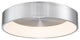 Corso 23" LED Flush Mount 3000K, Brushed Aluminum