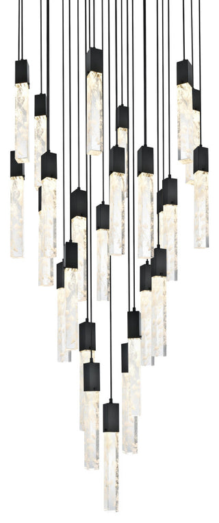 Home Living 42" Chandelier, Black