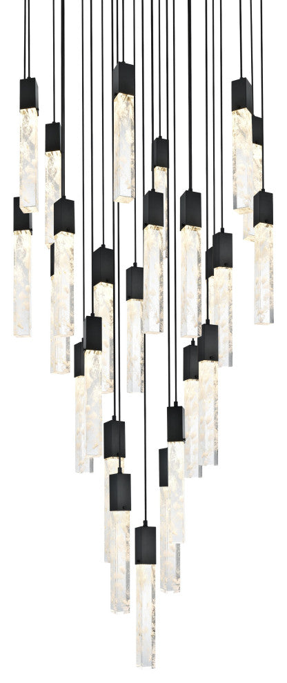 Home Living 42" Chandelier, Black