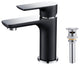 Tender Single Handle Bathroom Sink Faucet, Chrome/White