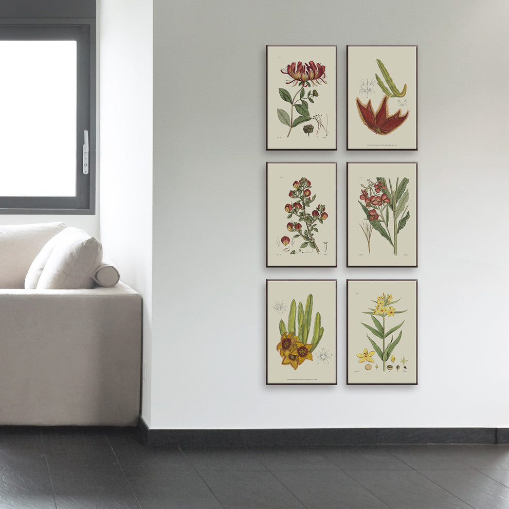 Colors of Fall Hexaptych, 48x108