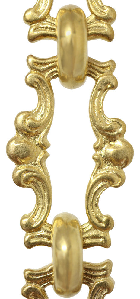 RCH Hardware Brass Vintage Chandelier Chain, Various Finishes, Acid Dipped, W45