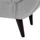 Alma 65" Tufted Entryway Bench With Bolster Pillows, Opal Gray Velvet