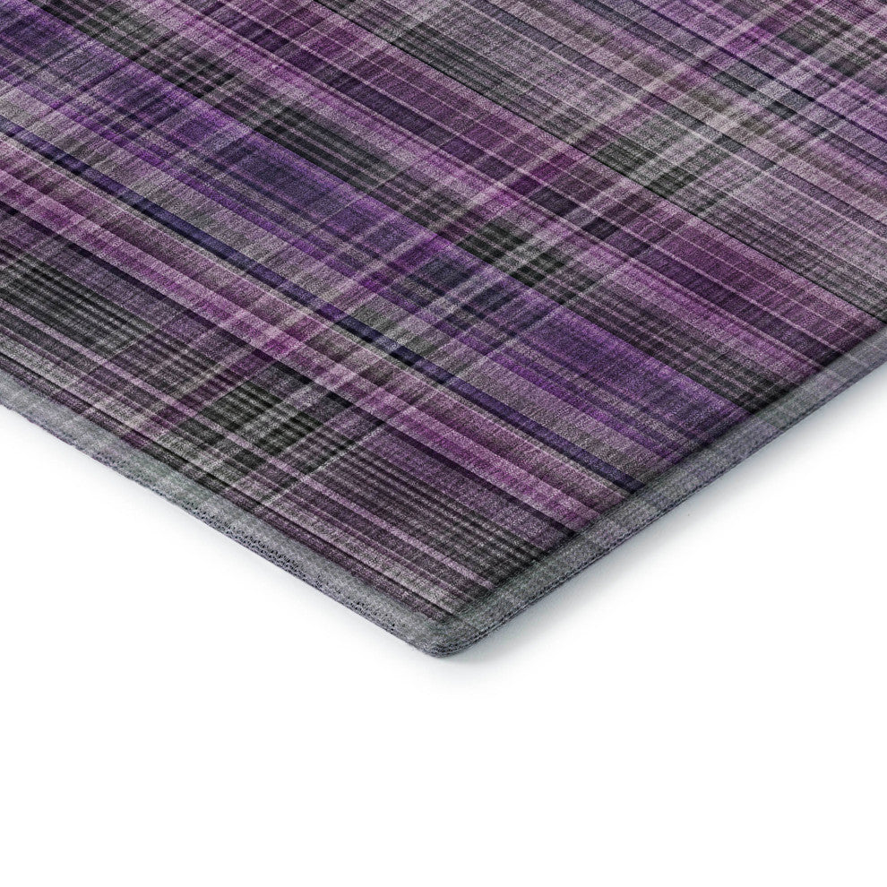 Premium Machine Washable Mayfield AMF541 Purple 10' x 14' Rug