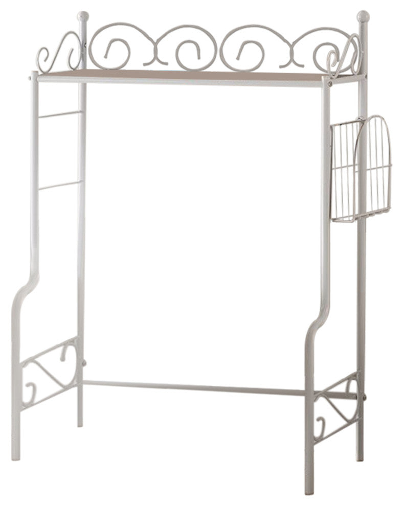 Bianca Bathroom Rack, White