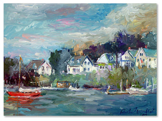 'Dock' Canvas Art by Richard Wallich