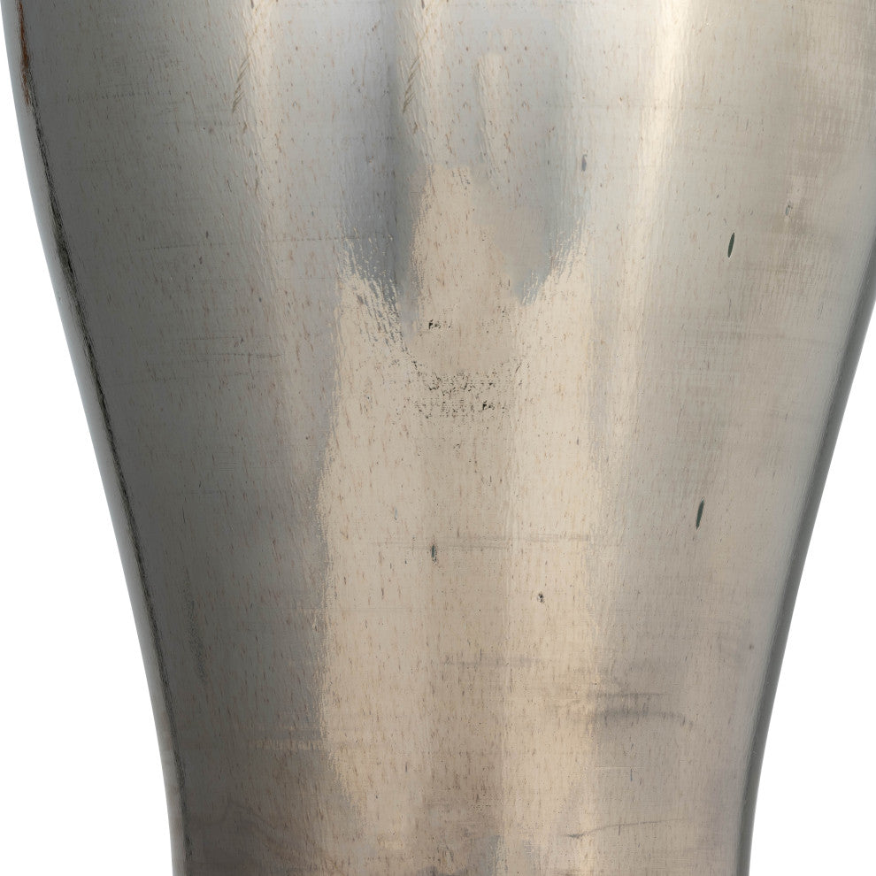 Glass, 16"H Olpe Vase, Teal