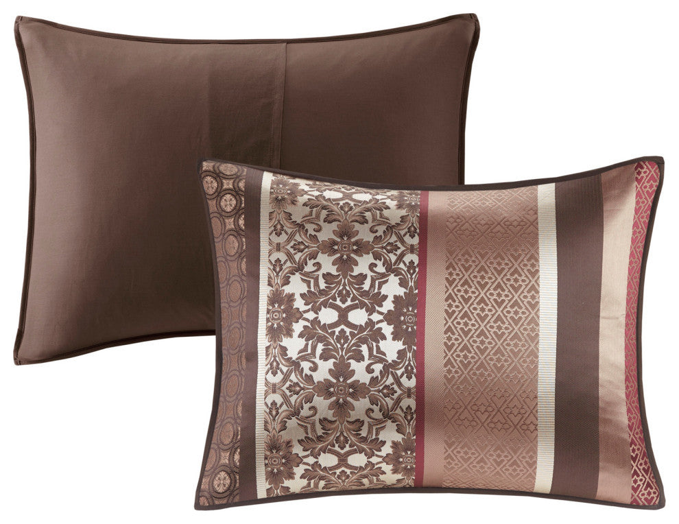 Madison Park Jacquard 7-Piece Comforter Set, Queen