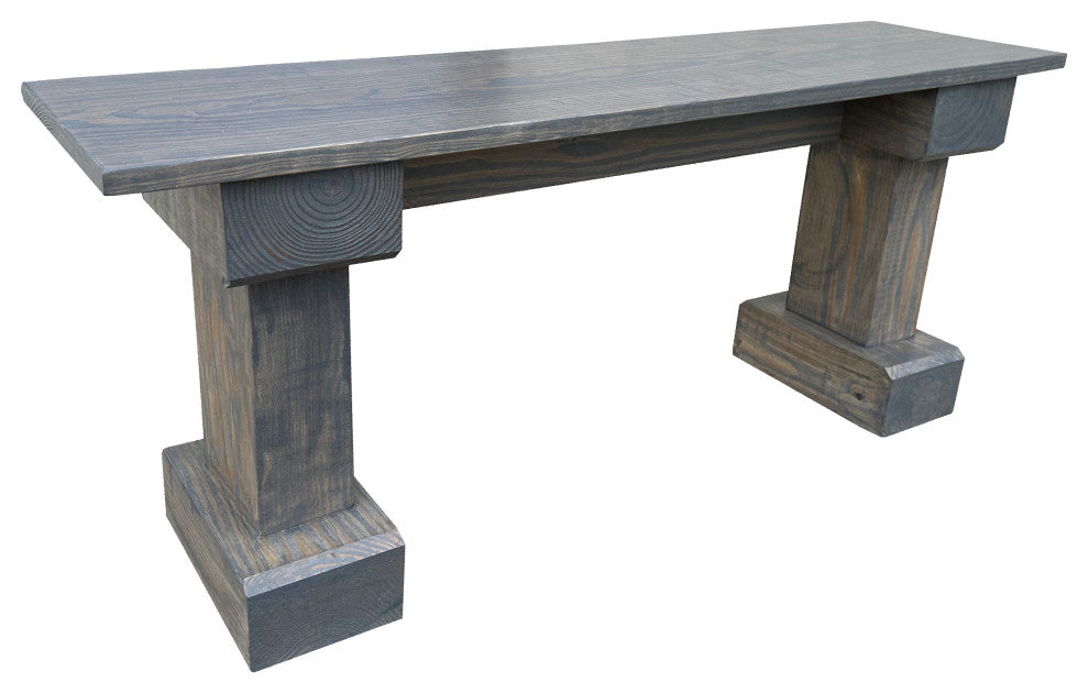 Driftwood Grey Wyoming Bench, 54 Inches