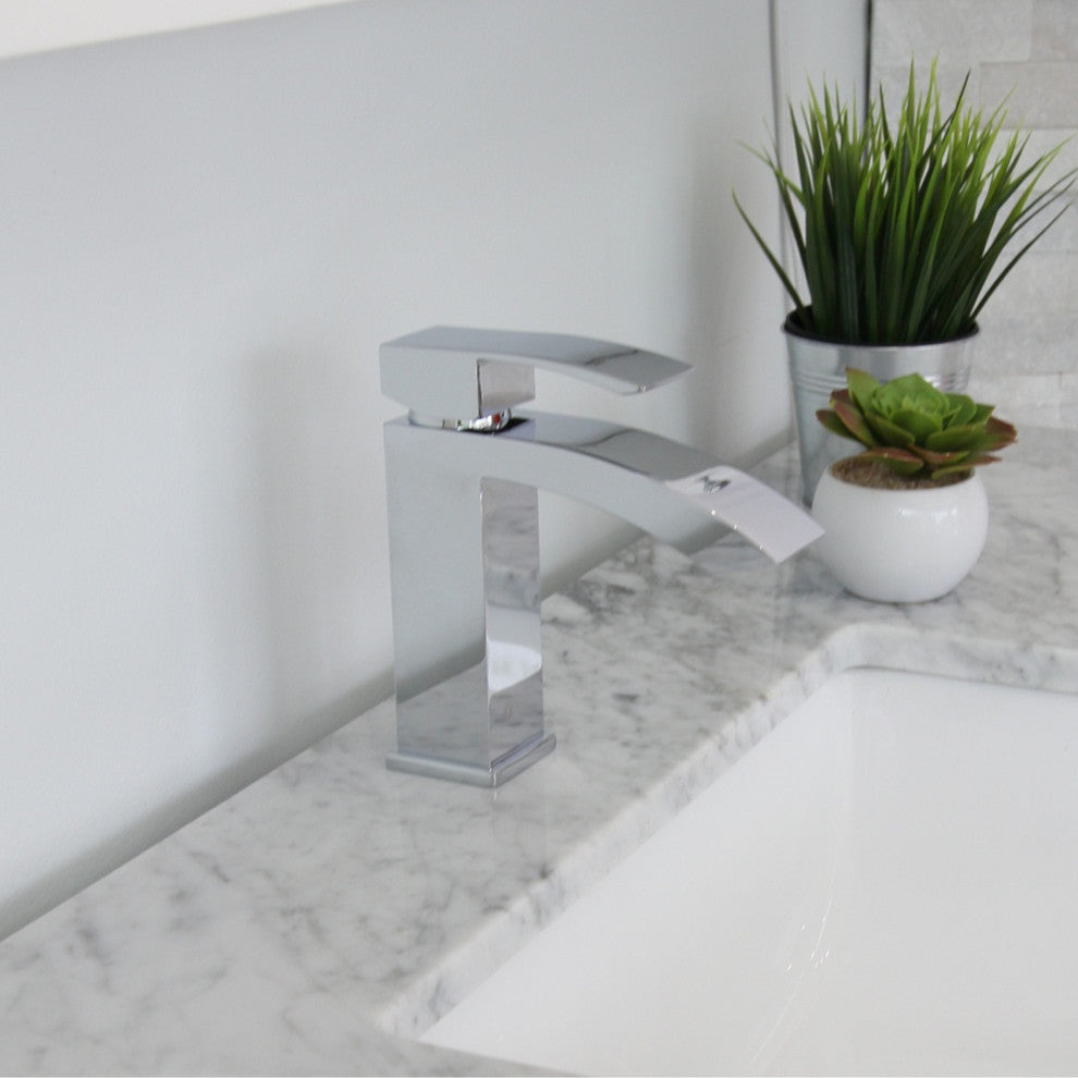 STYLISH Single Hole Bathroom Faucet, Polished Chrome