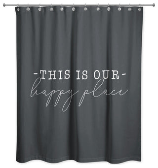 Happy Place 2 71x74 Shower Curtain