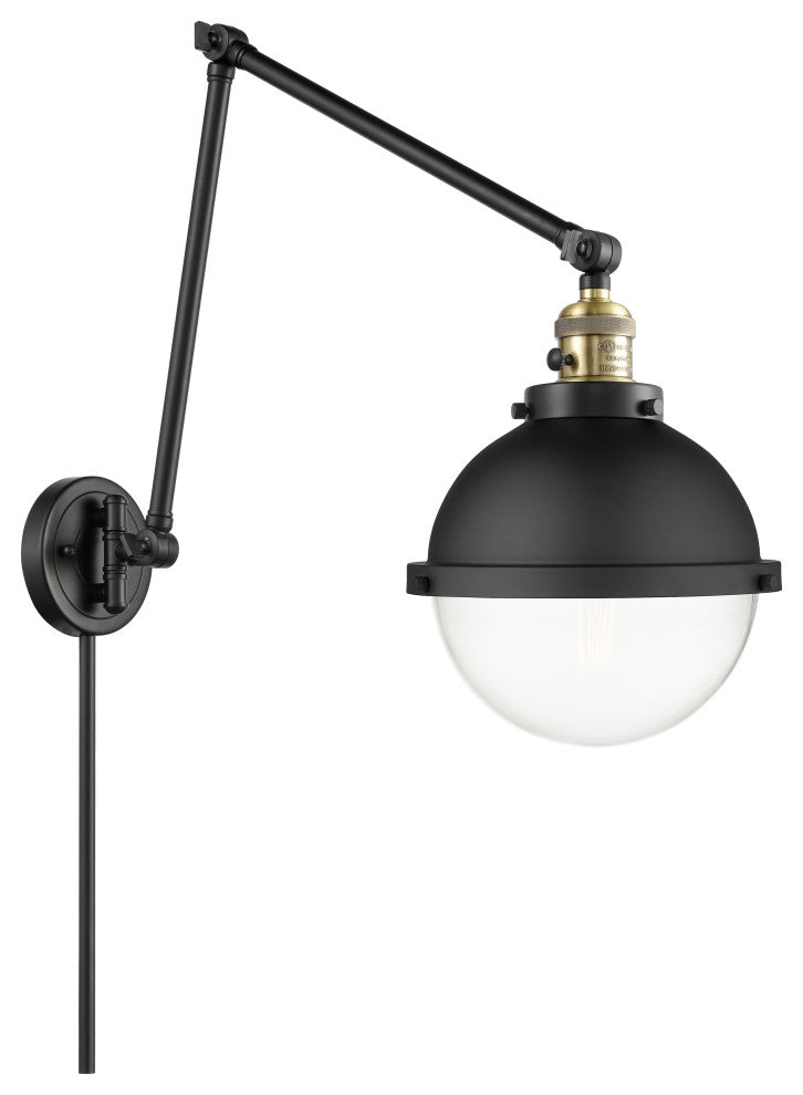INNOVATIONS 238-BAB-HFS-82-BK-LED 1-Light Swing Arm Matte Black