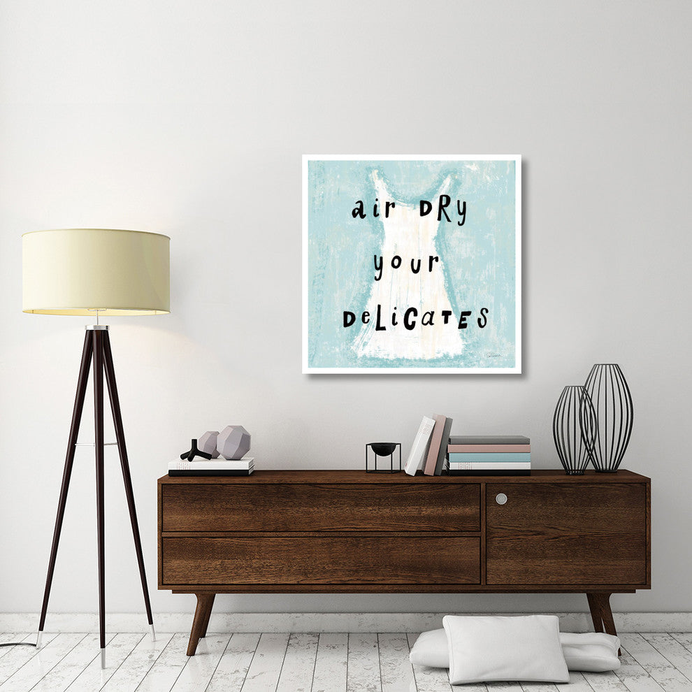 "Laundry Rules VI" Digital Paper Print by Sue Schlabach, 38"x38"