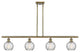 Innovations 516-4I-AB-G1215-6-LED 4 Light Island Light, Antique Brass