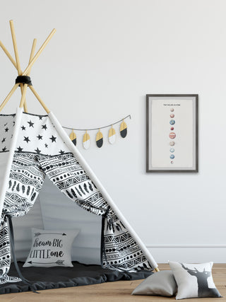 "The Planets Align" Framed Painting Print, 20x30